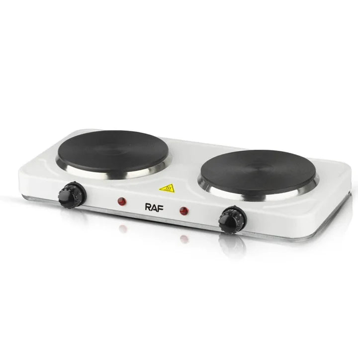 RAF Non-Stick Double Burner Electric Stove Cooker