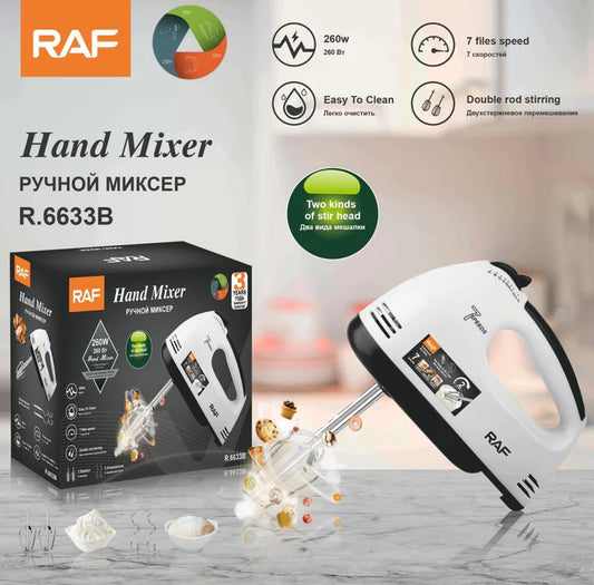 Raf R6633B 260W Handheld Mixer