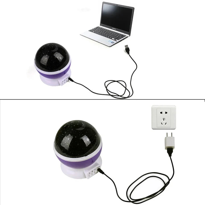 Star Master Rotating Dream Projection Lamp