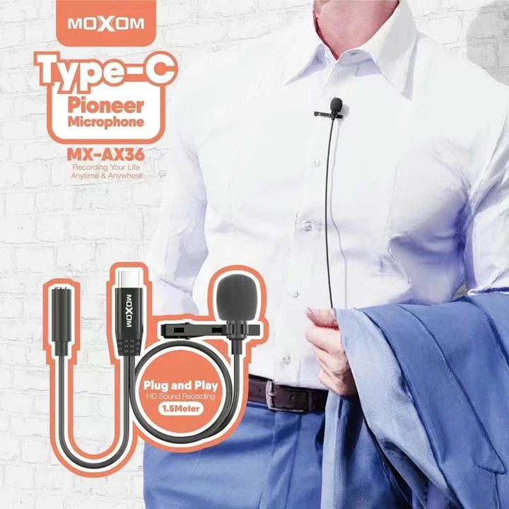Moxom 1.5M AUX Microphone